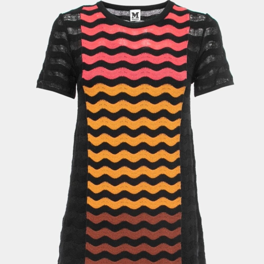 M Missoni Striped Knit Knee-length Dress $369